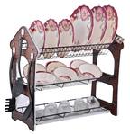 Premium 3 Tier Standing Dish Drying Rack