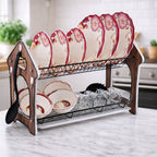 WoodWave FreshStack two-Tier Storage Rack