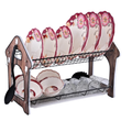Premium 3 Tier Standing Dish Drying Rack