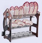 Premium 3 Tier Standing Dish Drying Rack
