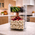 Acrylic FreshStack two-Tier Storage Rack